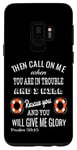 Coque pour Galaxy S9 Then Call On Me When You Are In Trouble Psaum 50:15