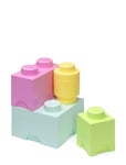 Lego Storage Brick Multi-Pack L Pastel Patterned LEGO STORAGE