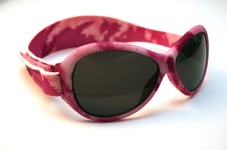 Baby Banz Toddlers Kids Colourful UV Sunglasses & HeadBand Retro 0-2 Years Pink