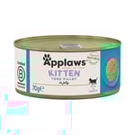 Ekonomipack: Applaws Kitten kattmat 24 x 70 g - Kitten Tonfisk