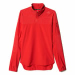 Adidas Mens Red Supernova Storm 1/2 Zip Jacket Coat Size S