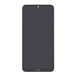 LCD-skärm + pekdon + frontlucka till Xiaomi Redmi 8A - Svart (Servicepaket)