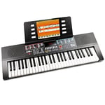 RockJam RJ540 54 Key Keyboard Piano with Sheet Music Stand, Piano Note Stickers & Simply Piano Lessons