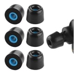 Geekria 3 Pairs Comfort Memory Foam True Wireless Earbuds Ear Tips Compatible With 4.5-6.3mm in-Ear Earphones Nozzle Blocking Noise Foam Tips/Replacement Earbud Ear Tips/Tips Eartips (M Size)