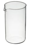 KitchenCraft PY8CUP Le'Xpress 8-Cup Cafetière Replacement Glass Jug, 1 Litre (1.75 Pints)