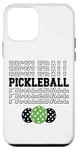 Coque pour iPhone 12 mini Pickleball Player Vintage Paddleball Jeu amusant