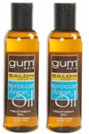 2 X Gum Hair Salon Expertise Moroccan Argan Oil Treatment 100ml Dry ,Coloured