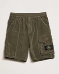 Stone Island Nylon Metal Drawstring Cargo Shorts Military Green