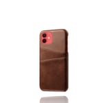 Trolsk Leather Card Case (iPhone 11 Pro Max) - kortskal - Brun