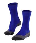 FALKE Men's TK2 Explore Cool M SO Breathable Thick Anti-Blister 1 Pair Hiking Socks, Blue (Yve 6714), 5.5-7.5