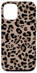 Coque pour iPhone 15 Imprimé léopard élégant motif guépard marron neutre beige