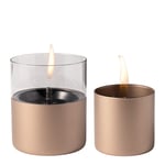 Tenderflame - Lilly 8 + Lilly 10 lykta gåvoset 2-pack champagne