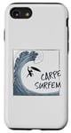 Coque pour iPhone SE (2020) / 7 / 8 Carpe Surfem ! Saisis la grosse vague ! Wipeout Surf Irony