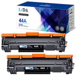 LxTek Purify Cartouche de Toner 44A CF244A Remplacement pour HP 44A pour HP Laserjet Pro M28w M28a pour HP M15w M15a (2 Noir)