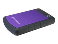 Transcend StoreJet 25H3P - Disque dur - 4 To - externe (portable) - 2.5" - USB 3.0 - AES 256 bits - violet