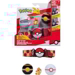 Bälte - BANDAI - Pokémon Clip 'N' Go - 1 bälte, 2 Poké Balls och 1 Salameche-figur 5 cm