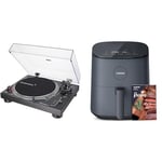 Audio-Technica LP120XUSBBK Manual Direct-Drive Turntable Black & COSORI Air Fryer 4.7L, 9-in-1 Compact Air Fryers Oven, 30 Recipes Cookbook, Max 230℃ Setting, 4 Portions, 1500W