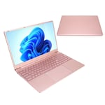 (16+256G UK Plug)15.6 Inch Laptop 100240V Rose Gold Laptop PC Fingerprint