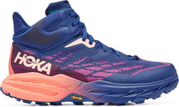 HOKA Womens SPEEDGOAT 5 MID GTX Running Shoes - Bellwether Blue/Camellia