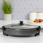 Quest 40cm Multi-Function Electric Cooker with Lid / Non-Stick Electric Pan