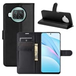 Custodia® Flip Wallet Case Compatible for Xiaomi Mi 10T Lite 5G (Black)