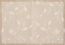Secret De Gourmet Floral Tallriksunderlägg, Beige, 45 X 30 Cm
