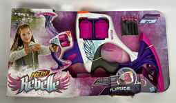 Rare Hasbro Nerf Rebelle Flipside Double Barrel Cross Bow With Ammo +8 - New