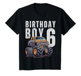 Youth 6 Years Old Monster Truck Birthday boy T-Shirt