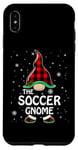 Coque pour iPhone XS Max Pyjama de Noël assorti à motif de nain de football Buffalo