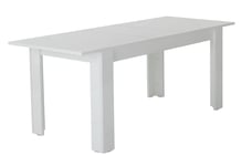 Habitat Argos Home Miami Gloss Extending 8 Seater Dining Table-White