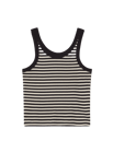 Dagmar RIBBED TANK TOP Vit