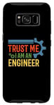 Coque pour Galaxy S8 I'm A Engineer Gears Engineering Job Titiles