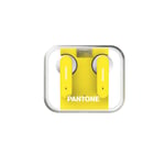 PANTONE Bluetooth TWS Öronsnäckor Gul 102C - TheMobileStore Hörlurar & Headset
