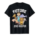 Future Zoo Keeper Cool Animal Lover Funny Boy Attendant Gift T-Shirt