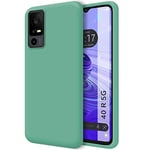 Tumundosmartphone Silicone Liquid Ultra Soft Case for TCL 40 SE Colour Green