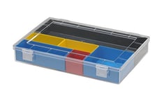 hünersdorff GmbH Boîte à assortiment PS CLASSIC-FLEX, 0 compartiment 225x335x55 mm, transparent