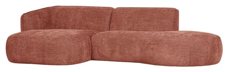WOOOD Polly Sofa m. chaiselong, Venstre, Pink