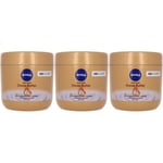 Nivea Body Moisture Cream Cocoa Butter & Vitamin E 5 In 1 care 400ML x 3
