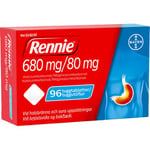 Rennie 680 Mg/80 Mg Kalciumkarbonat/magnesiumkarbonat Tuggtablett 96 St