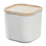 iDesign - Rosanna Pancino oppbevaringsboks m/trelokk 0,7L kokoshvit