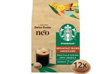 Café et thé Neo Par Dolce Gusto NEO Starbucks by NESCAFE Dolce Gusto Americano Breakfast Blend