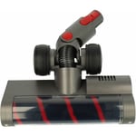 Vhbw - Embout à brosse turbo dousse pour aspirateur compatible avec Dyson V8, V7, V15 Detect Complete , 25 cm, tête à rouleau souple