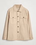 GANT Linen/Cotton Twill Overshirt Dry Sand