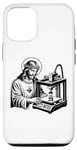 Coque pour iPhone 14 Jésus-Christ imprimant une figurine d'un enfant en prière imprimante 3D