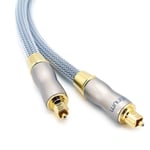 1.5 METRE PREMIUM OPTICAL DIGITAL AUDIO Lead SURROUND SOUND TOSLink SPDIF Cable