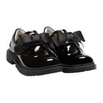Lelli Kelly School Shoes Girls Bow Black Patent Leather 8 - 4 Faye LK8658 (DB01)