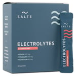 SALTE Elektrolytter, Jordbær, 30 doseringsposer