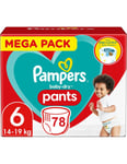 Pampers Pants Taille 6 Baby-Dry Couches-Culottes 78 Couches