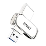 EAGET F80 - USB 3.0 nøgle 256GB - HIGH SPEED