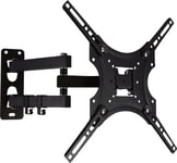 PHILIPS SQM9232/10 TV Wall Mount for TVs from 26 Inches to 70 Inches Max. 35 kg LED, LCD, QLED, OLED, Curved and Flat TVs, TV Cable Management, VESA Mounting Holes, Black